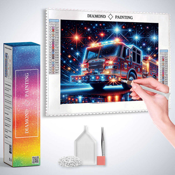 The Firefighters — Diamond Painting Kit, product view 3