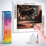 Cat-and-mouse game — Diamond Painting Kit, product view 3