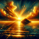 Dreamlike sunset — Diamond Painting Kit design