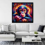 Chimpanzee cub — Diamond Painting Kit, product view 2