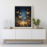 Golden Butterflies — Diamond Painting Kit, product view 2
