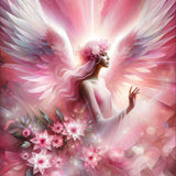 Pink Angel — Diamond Painting Kit design