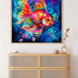 Goldfish Abstract — Diamond Painting Kit, product view 3