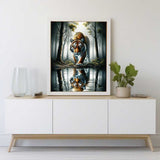 Tiger in the forest — Diamond Painting Kit, product view 2