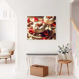 Cappuccino for Two — Diamond Painting Kit, product view 2