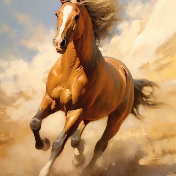 Horse in gallop — Diamond Painting Kit design