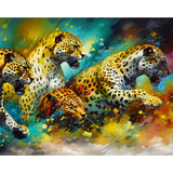 Leopard Gang — Diamond Painting Kit design