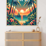Tropical sunset dream — Diamond Painting Kit, product view 2