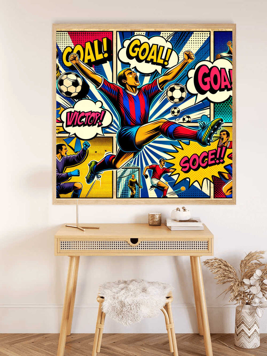Triumph of the goal — Diamond Painting Kit, product view 2