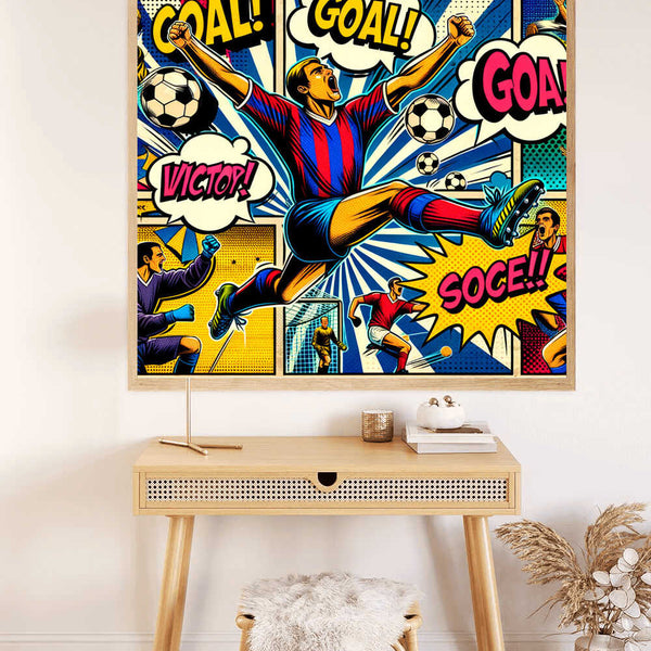 Triumph of the goal — Diamond Painting Kit, product view 2