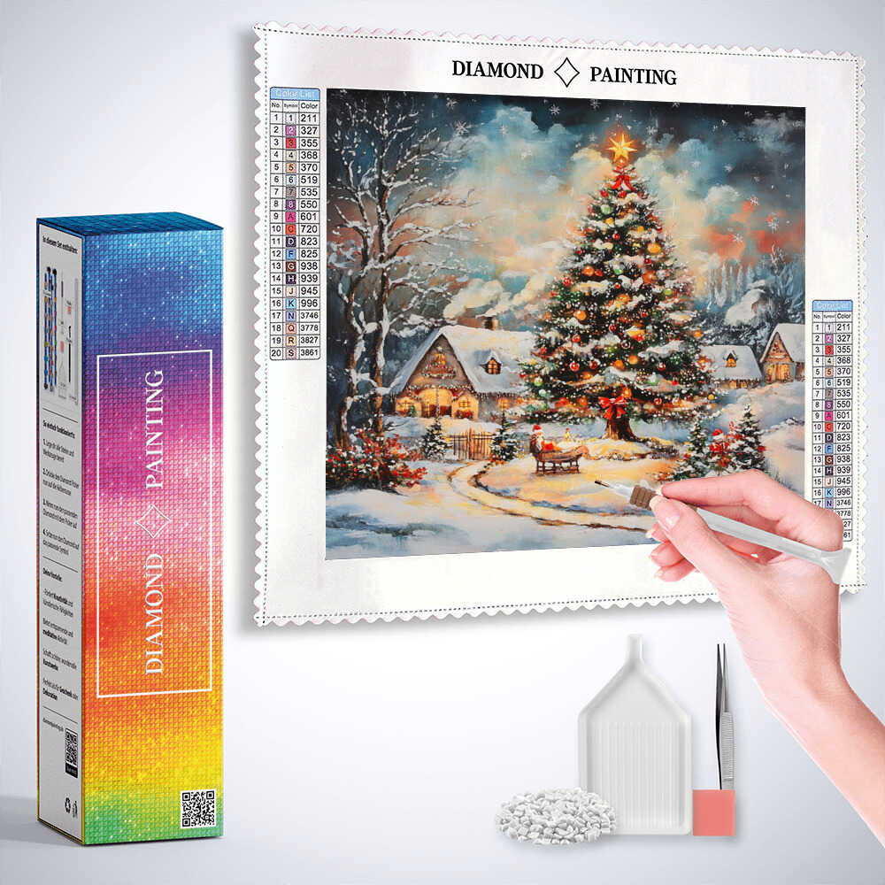 Christmas Magic — Diamond Painting Kit, product view 3