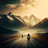 Lightning fast biker — Diamond Painting Kit design