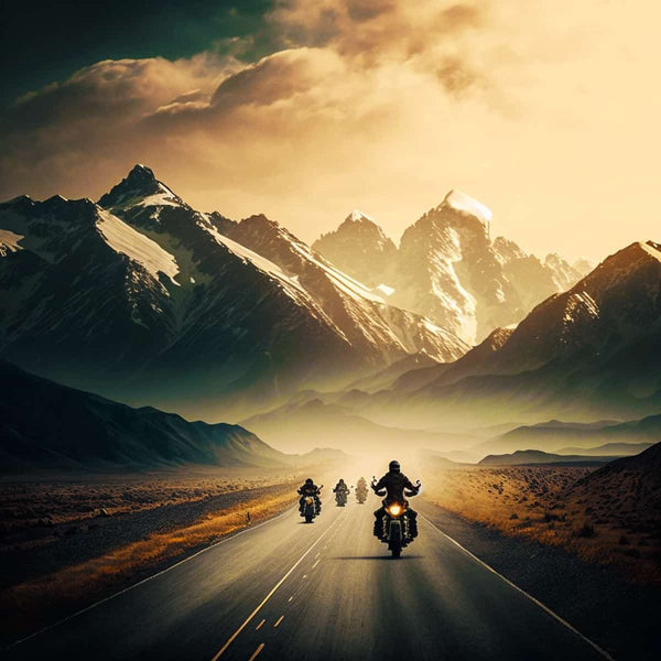Lightning fast biker — Diamond Painting Kit design