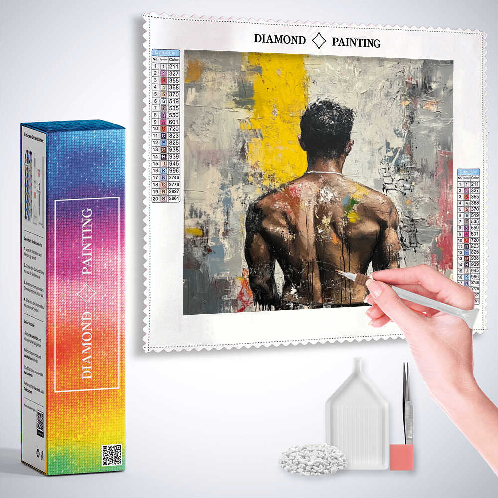 A Figure in Focus — Diamond Painting Kit, product view 3