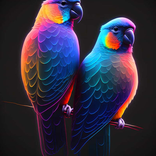 Birds Lovers — AB Diamond Painting Kit design