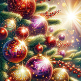 Christmas tree decoration — Diamond Painting Kit design