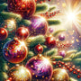 Christmas tree decoration — Diamond Painting Kit design