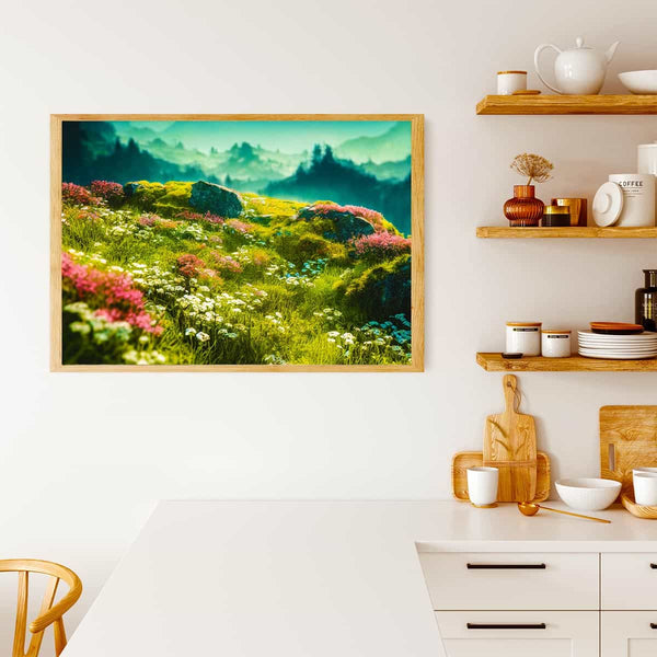 Projection, flower meadow — Diamond Painting Kit, product view 4