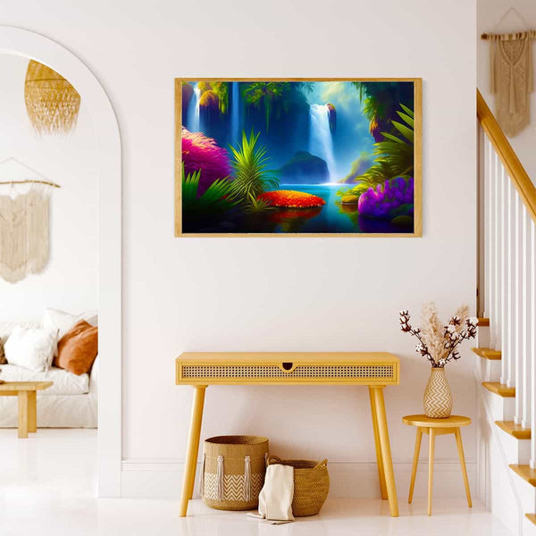 Waterfall Paradise — Diamond Painting Kit, product view 4