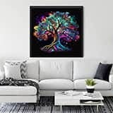 Tree of Life, Colorful — Diamond Painting Kit, product view 4