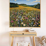 Wildflowers in the Summer Breeze — Diamond Painting Kit, product view 2