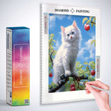 Curious Kittens in a Tree — Diamond Painting Kit, product view 3