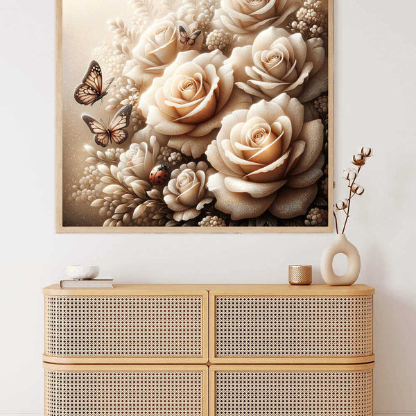 Graceful Roses — Diamond Painting Kit, product view 2