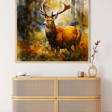 Magnificent deer in the forest — Diamond Painting Kit, product view 3