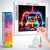 A Neon Symphony of Play — Diamond Painting Kit, product view 3