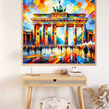 A riot of color at the Brandenburg Gate — Diamond Painting Kit, product view 2