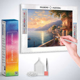 Mediterranean Awakening — Diamond Painting Kit, product view 3