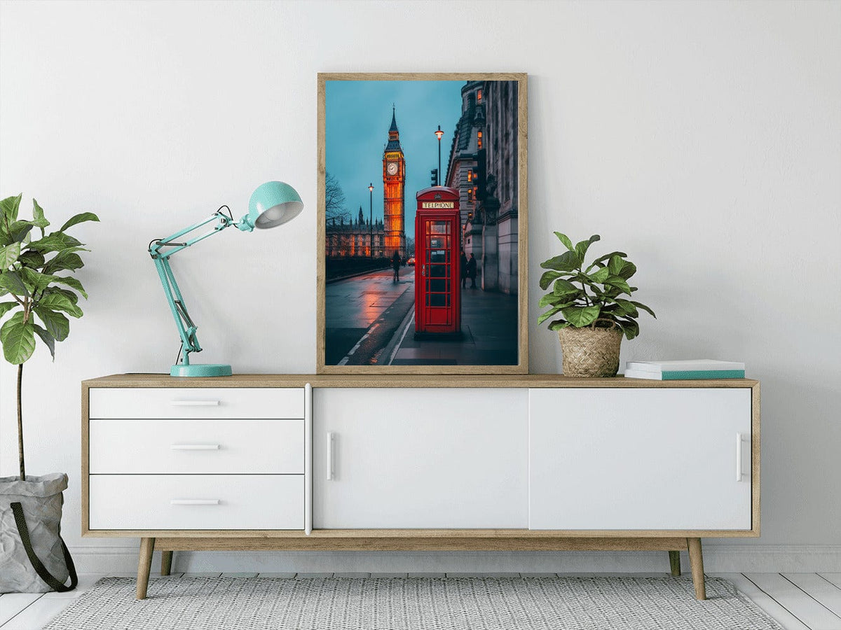 London, telephone box — Diamond Painting Kit, product view 3