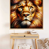 Lion portrait — Diamond Painting Kit, product view 2