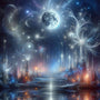 Cosmic elegance (DP-7265) — Diamond Painting Kit design