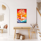 Sea Deer — AB Diamond Painting Kit, product view 3