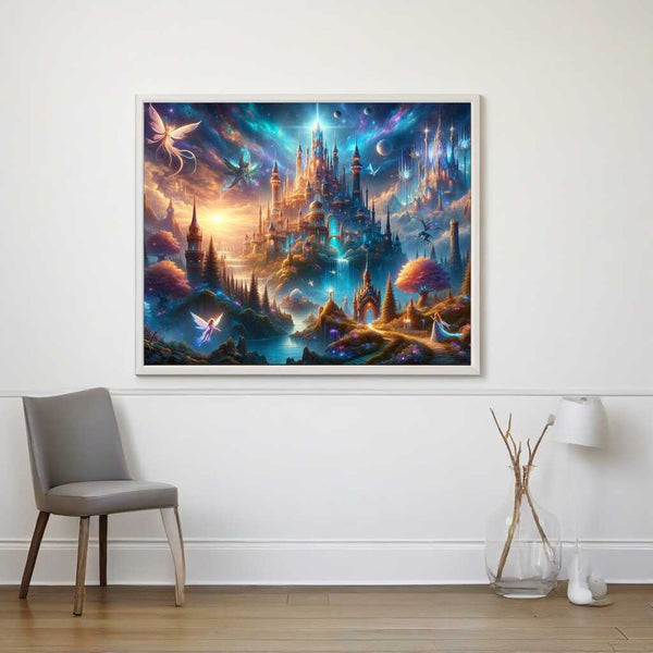 The Fantasy Castle — Diamond Painting Kit, product view 2