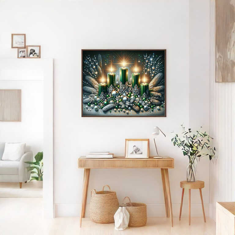 Advent arrangement — Diamond Painting Kit, product view 2