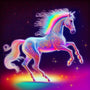 Unicorn Love Colorful — AB Diamond Painting Kit design