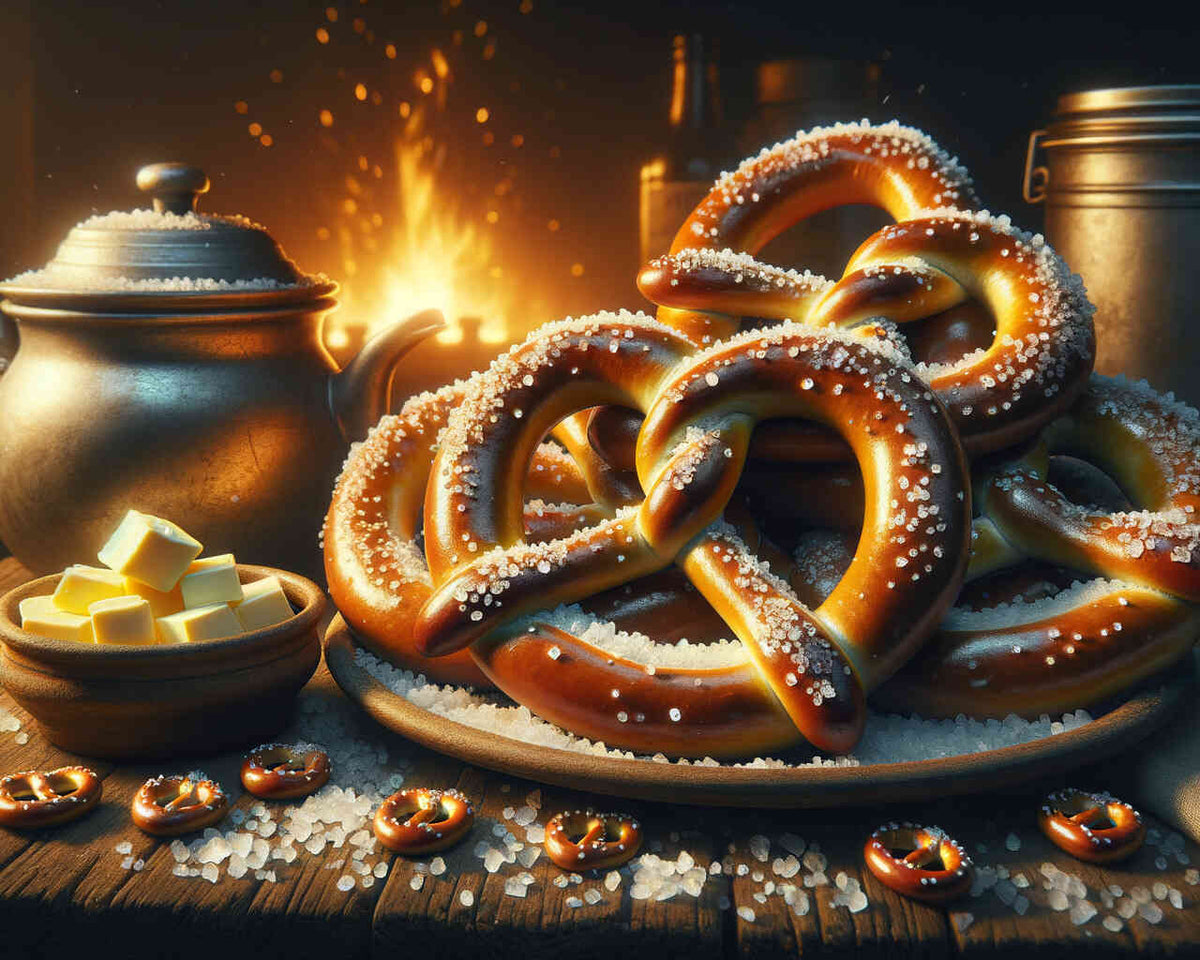 Pretzel Time — Diamond Painting Kit design