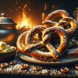 Pretzel Time — Diamond Painting Kit design