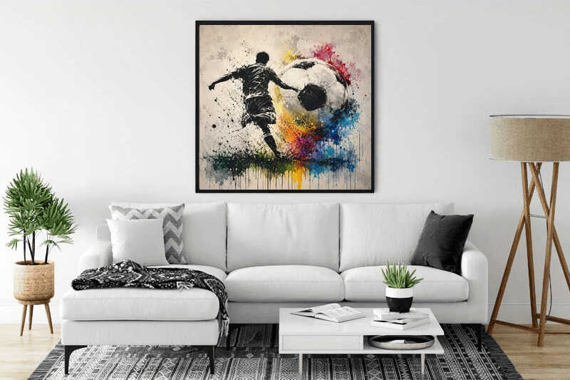 The Energy of the Game — Diamond Painting Kit, product view 2