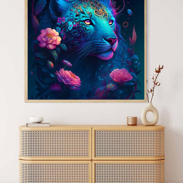 Mystic cat of prey — AB Diamond Painting Kit, product view 3