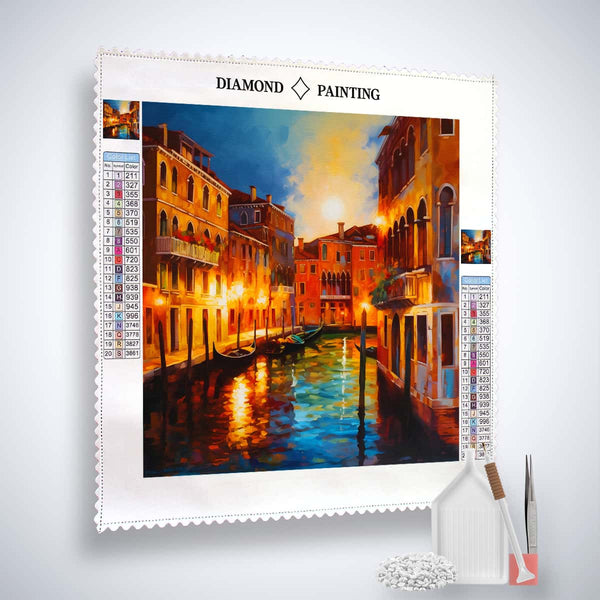 Venice reflecting — Diamond Painting Kit, product view 2