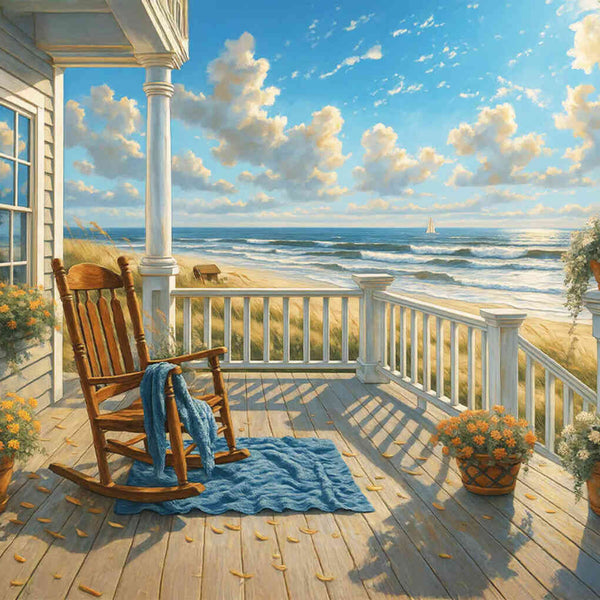 Gentle Whispers of the Sea — Diamond Painting Kit design