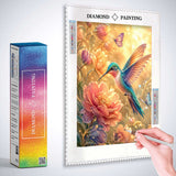 Morning Hummingbird Magic — Diamond Painting Kit, product view 3