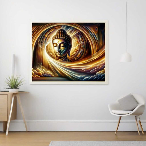 Buddha in the Light — Diamond Painting Kit, product view 2