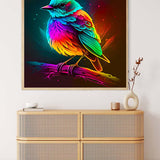Magic bird colorful — AB Diamond Painting Kit, product view 3