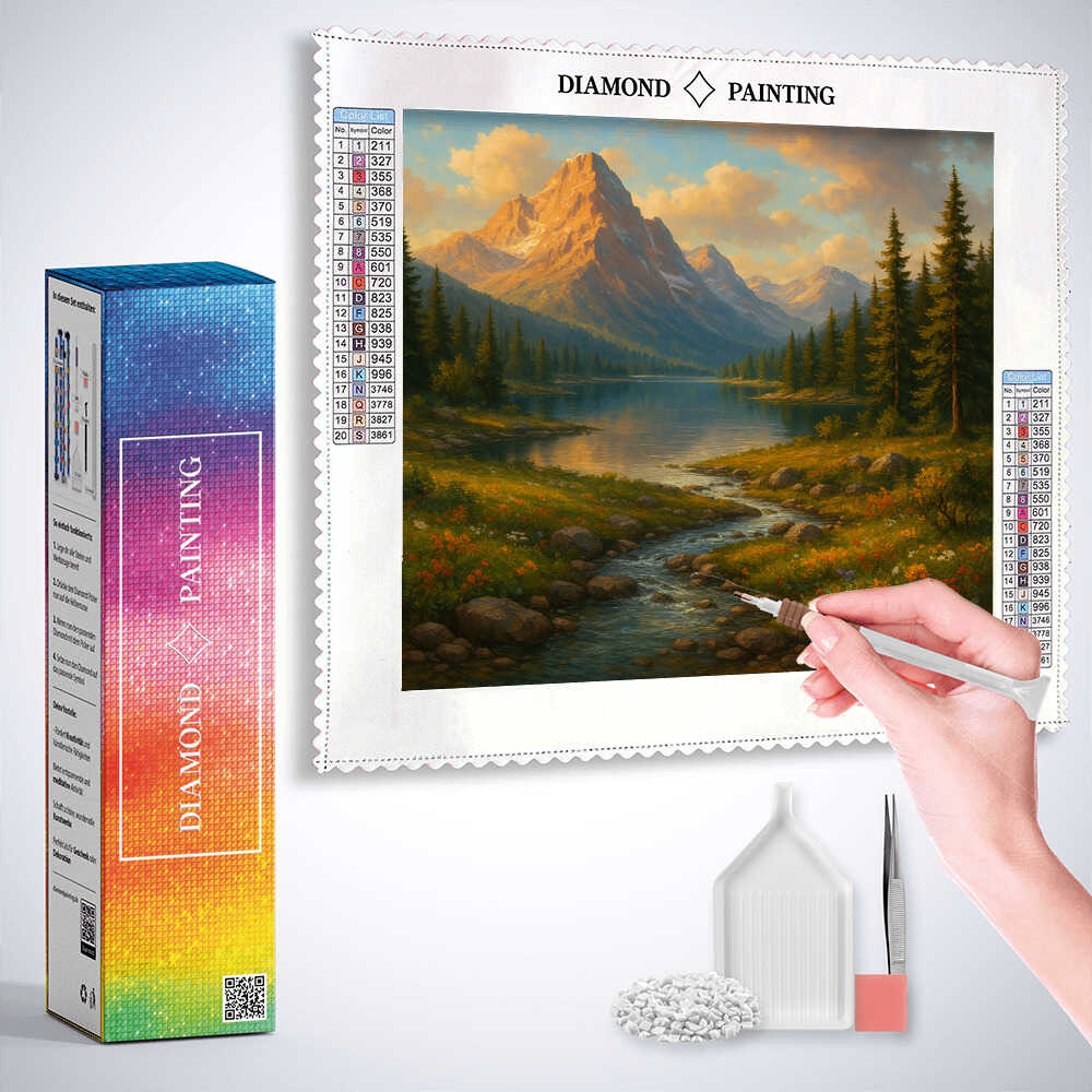 Longing for Stillness — Diamond Painting Kit, product view 3