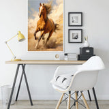 Horse in gallop — Diamond Painting Kit, product view 3