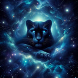 Panther in space — Diamond Painting Kit design